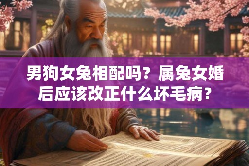 男狗女兔相配吗？属兔女婚后应该改正什么坏毛病？
