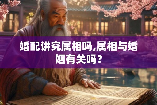婚配讲究属相吗,属相与婚姻有关吗？