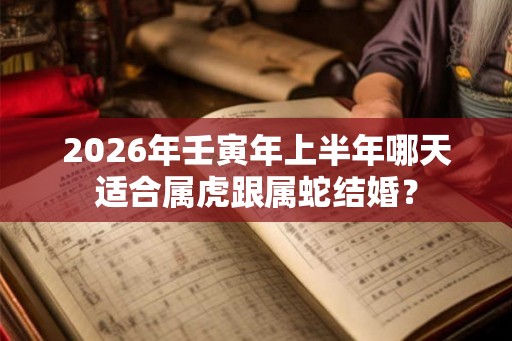 2026年壬寅年上半年哪天适合属虎跟属蛇结婚？