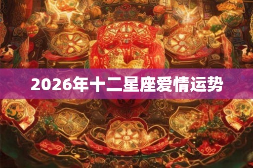 2026年十二星座爱情运势