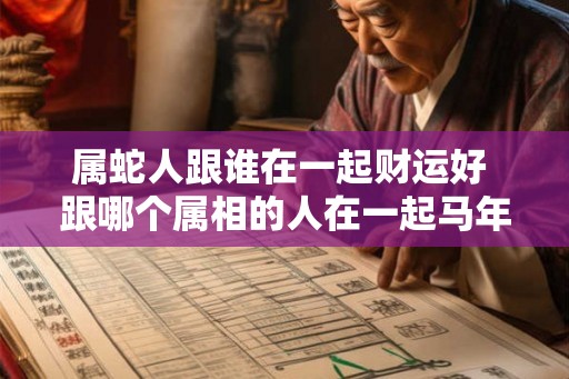 属蛇人跟谁在一起财运好 跟哪个属相的人在一起马年财运最佳