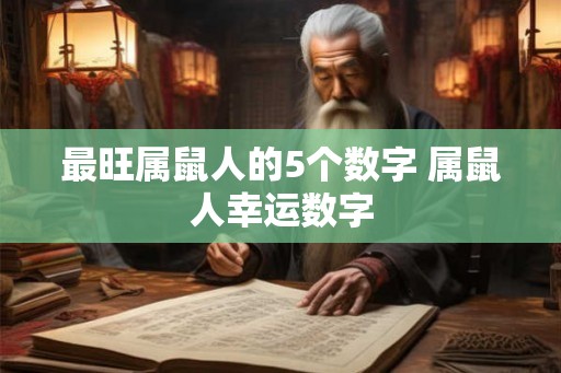 最旺属鼠人的5个数字 属鼠人幸运数字