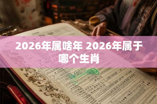 2026年属啥年 2026年属于哪个生肖 2026年属啥年 2026年属于哪个生肖