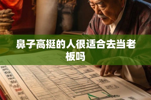 鼻子高挺的人很适合去当老板吗 鼻子高挺的人很适合去当老板吗