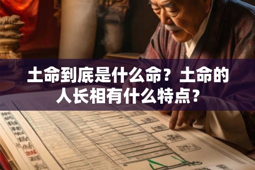 土命到底是什么命？土命的人长相有什么特点？
