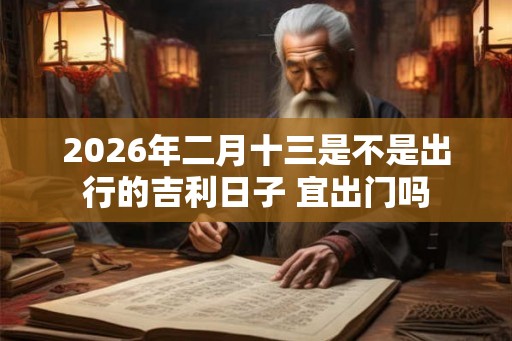 2026年二月十三是不是出行的吉利日子 宜出门吗