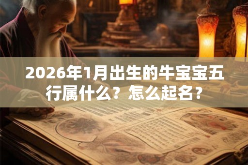 2026年1月出生的牛宝宝五行属什么？怎么起名？