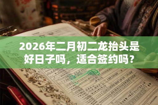 2026年二月初二龙抬头是好日子吗，适合签约吗？