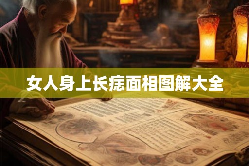 女人身上长痣面相图解大全