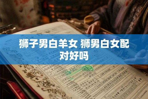 狮子男白羊女 狮男白女配对好吗