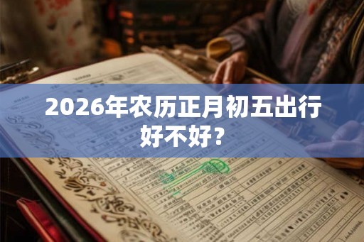 2026年农历正月初五出行好不好？
