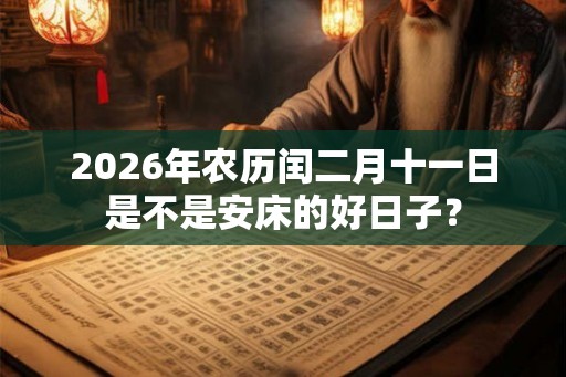 2026年农历闰二月十一日是不是安床的好日子？