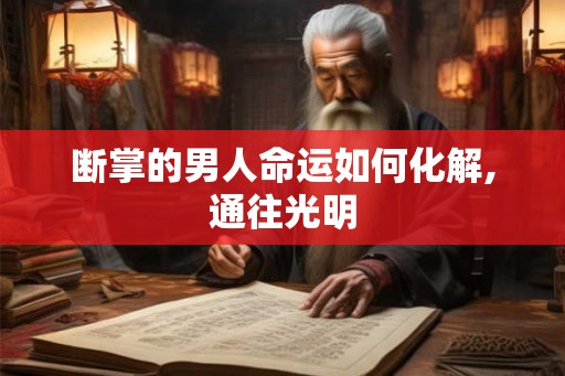 断掌的男人命运如何化解,通往光明