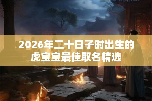 2026年二十日子时出生的虎宝宝最佳取名精选