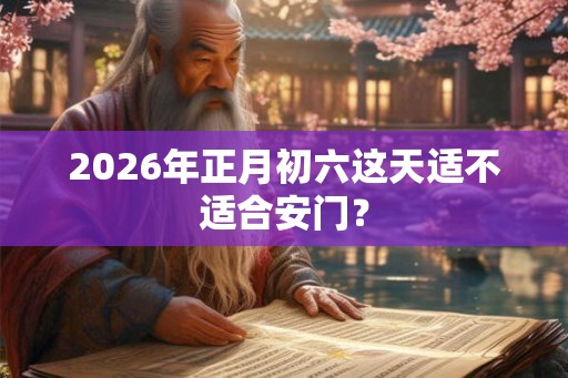 2026年正月初六这天适不适合安门？