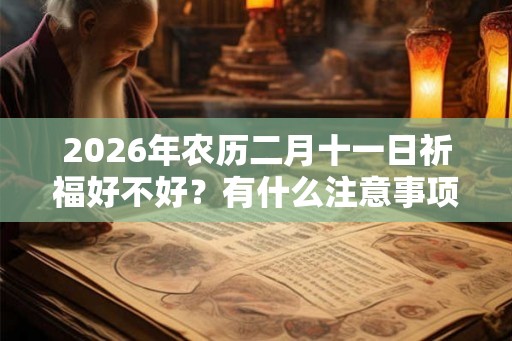 2026年农历二月十一日祈福好不好？有什么注意事项？