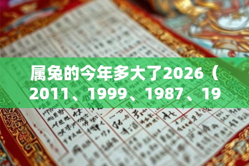 属兔的今年多大了2026（2011、1999、1987、1975、1963）