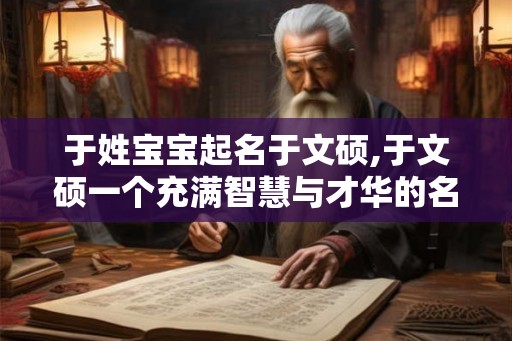 于姓宝宝起名于文硕,于文硕一个充满智慧与才华的名字
