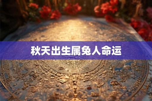 秋天出生属兔人命运