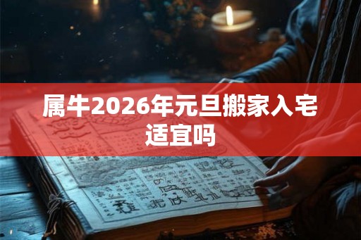 属牛2026年元旦搬家入宅适宜吗