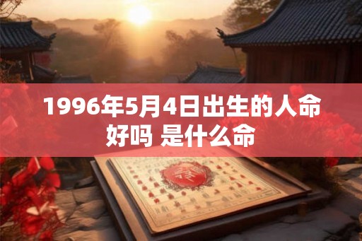 1996年5月4日出生的人命好吗 是什么命