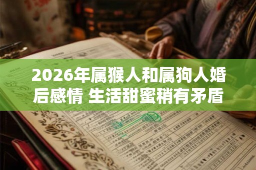 2026年属猴人和属狗人婚后感情 生活甜蜜稍有矛盾