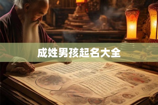 成姓男孩起名大全