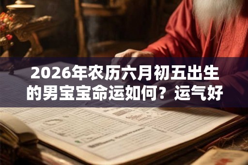 2026年农历六月初五出生的男宝宝命运如何？运气好不好