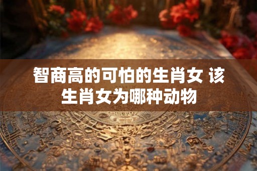 智商高的可怕的生肖女 该生肖女为哪种动物