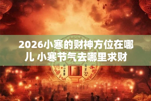 2026小寒的财神方位在哪儿 小寒节气去哪里求财 2026小寒的财神方位在哪儿 小寒节气去哪里求财