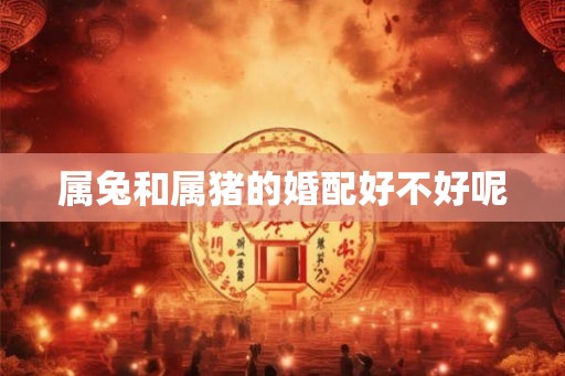 属兔和属猪的婚配好不好呢