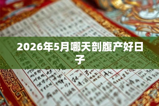 2026年5月哪天剖腹产好日子