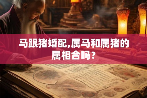 马跟猪婚配,属马和属猪的属相合吗? 马跟猪婚配,属马和属猪的属相合吗?