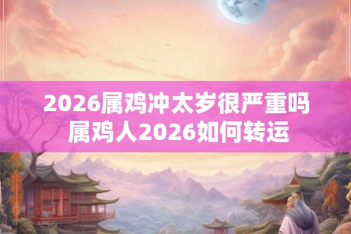 2026属鸡冲太岁很严重吗 属鸡人2026如何转运 2026属鸡冲太岁很严重吗 属鸡人2026如何转运