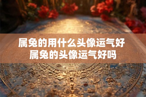 属兔的用什么头像运气好 属兔的头像运气好吗