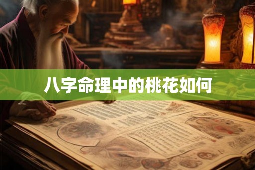 八字命理中的桃花如何