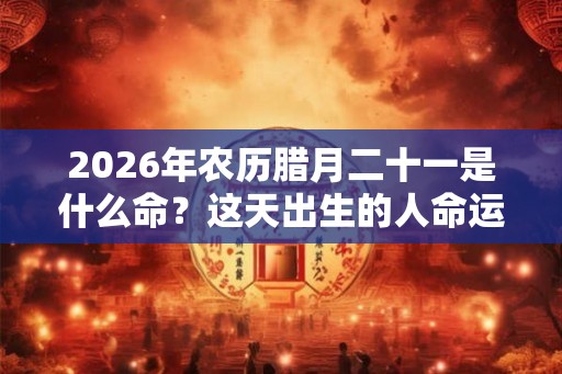 2026年农历腊月二十一是什么命？这天出生的人命运如何？
