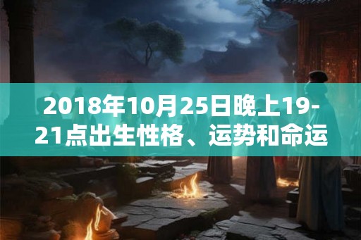 2018年10月25日晚上19-21点出生性格、运势和命运