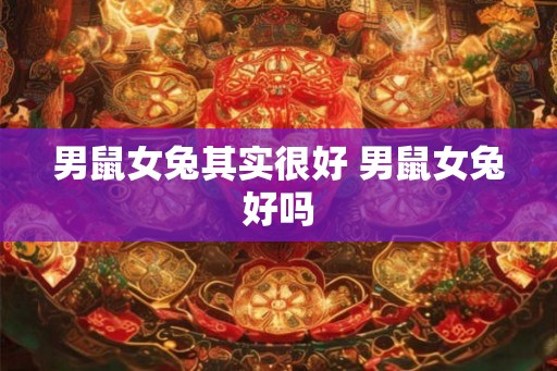男鼠女兔其实很好 男鼠女兔好吗