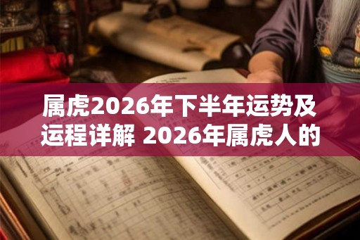 属虎2026年下半年运势及运程详解 2026年属虎人的全年每月运势