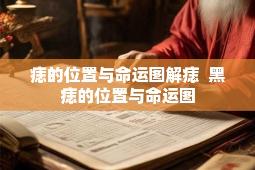 痣的位置与命运图解痣  黑痣的位置与命运图