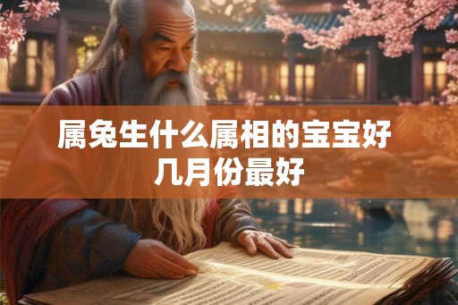 属兔生什么属相的宝宝好 几月份最好