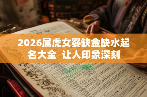 2026属虎女婴缺金缺水起名大全  让人印象深刻