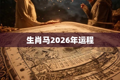 生肖马2026年运程