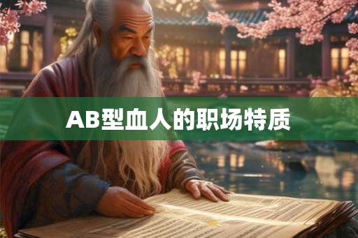 AB型血人的职场特质