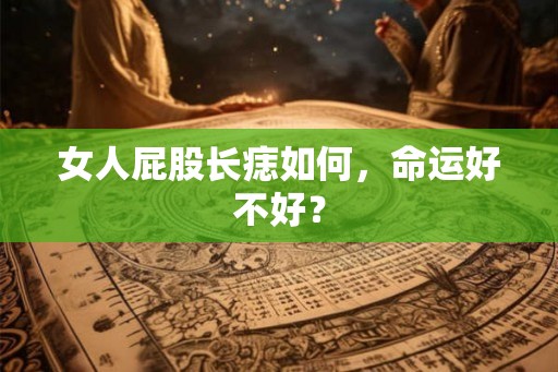 女人屁股长痣如何，命运好不好？