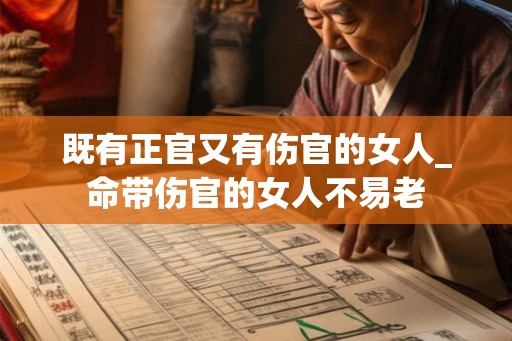 既有正官又有伤官的女人_命带伤官的女人不易老