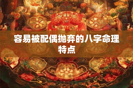 容易被配偶抛弃的八字命理特点