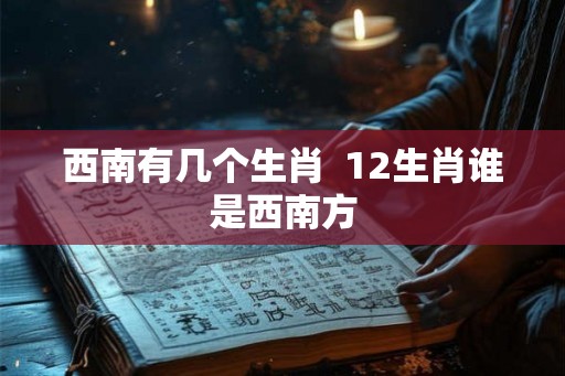 西南有几个生肖  12生肖谁是西南方