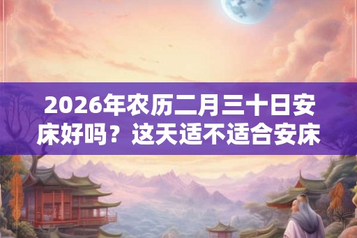 2026年农历二月三十日安床好吗？这天适不适合安床？